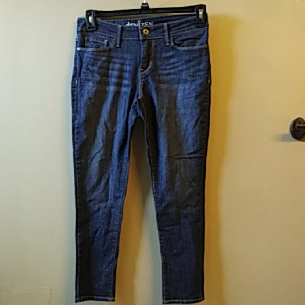 Levi's Denizen Ankle Skinny Jeans Dark Wash Sz 4